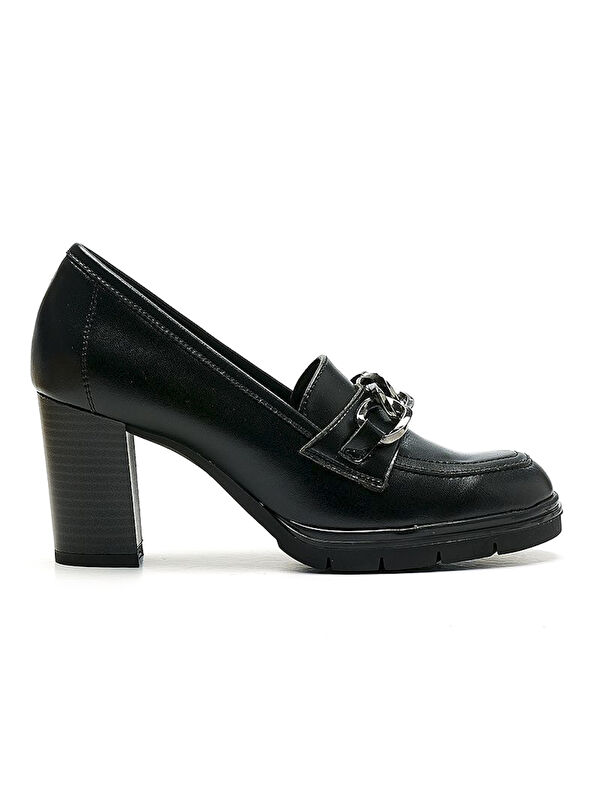 Comart Kadın Topuklu / Stiletto 484854 4854 Micro Tech Nero