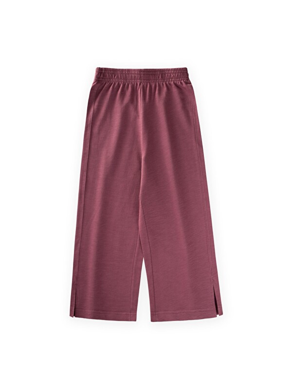 CİGİT Geniş Kesim Pantolon 4-12 Yaş Bordo