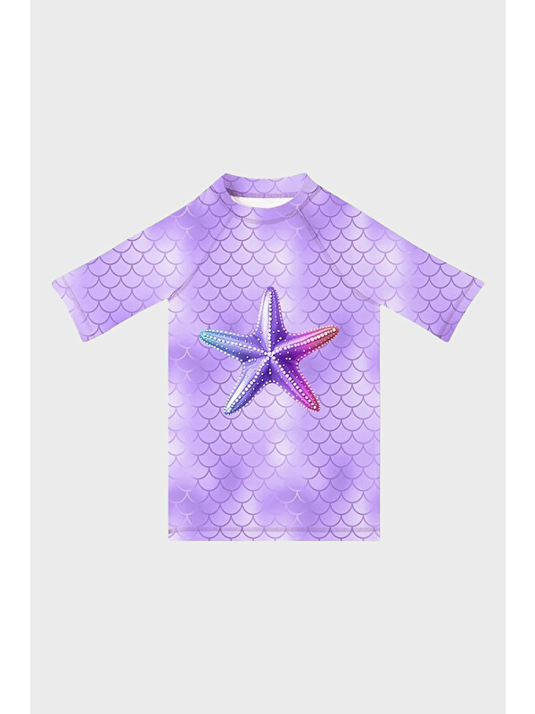 Slipstop Delicate Baskılı Uv Korumalı Kısa Kollu Mayo T Shirt ST2612000001