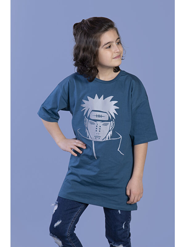 Toontoykids Unisex Çocuk Reflektör Baskılı Tişört