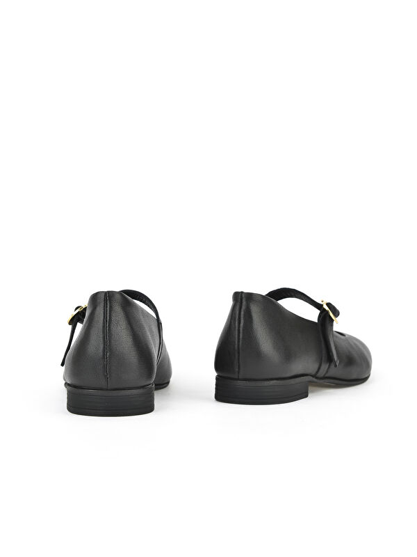 Hakiki Deri Kadın Ayakkabı 1511033Z2563 Siyah - Görsel 4