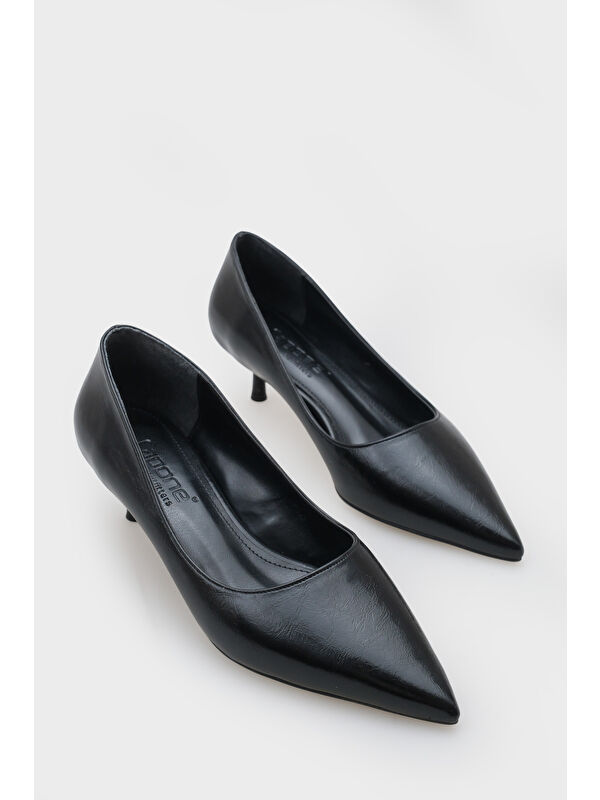 Capone Outfitters Siyah Capone Outfitters Arlana Orta Topuklu Stiletto