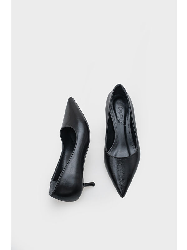Capone Outfitters Siyah Capone Outfitters Arlana Orta Topuklu Stiletto