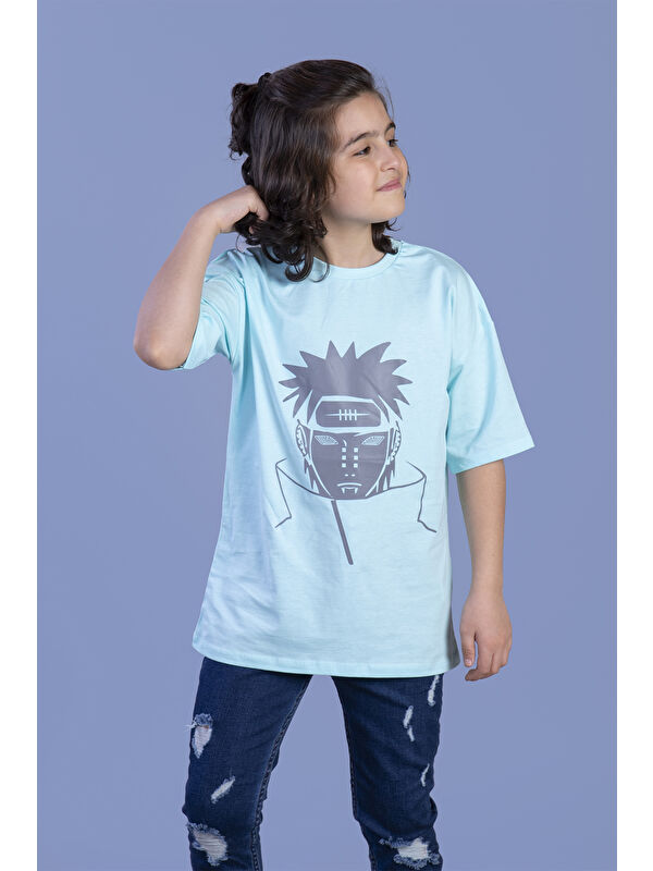 Toontoykids Unisex Çocuk Reflektör Baskılı Tişört