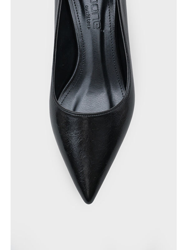 Capone Outfitters Siyah Capone Outfitters Arlana Orta Topuklu Stiletto