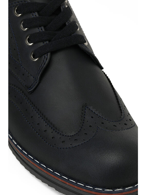 353617.M P 5PR Lacivert Erkek Klasik Ayakkabı - Görsel 8