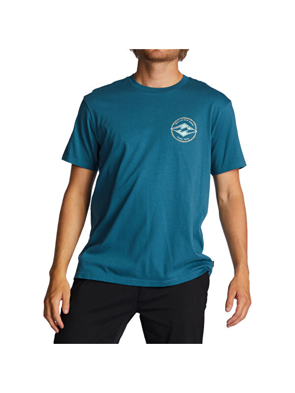 Billabong Rotor Diamond Ss Erkek Mavi Tişört