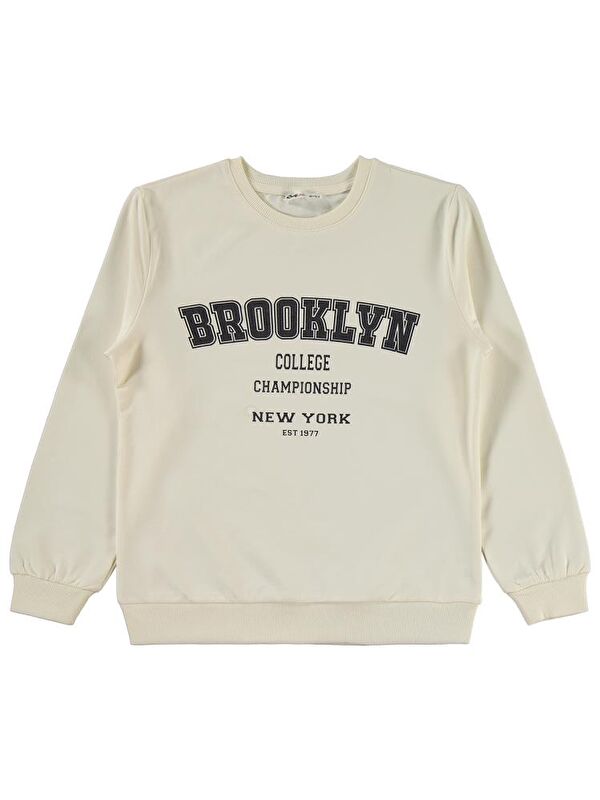 Civil Girls Brooklyn Baskılı 10-13 Yaş Sweatshirt