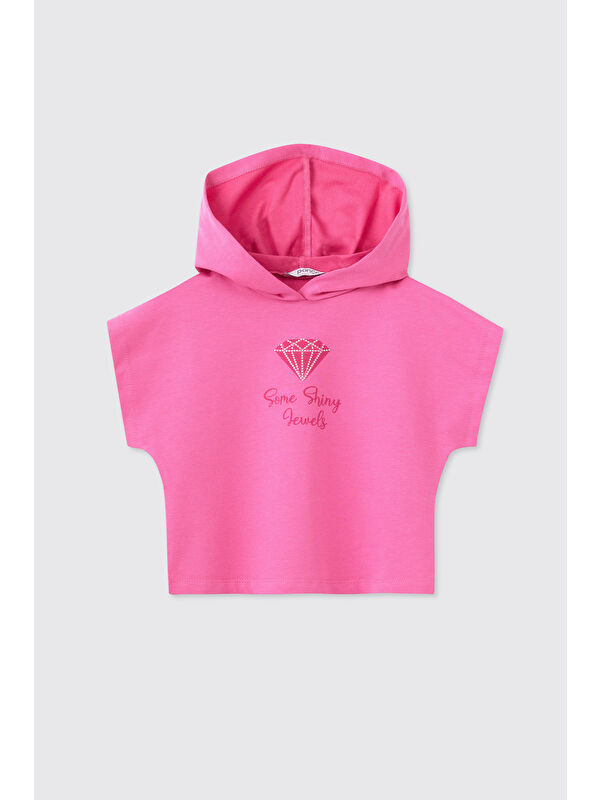 Panço Kız Bebek Pembe Sweatshirt