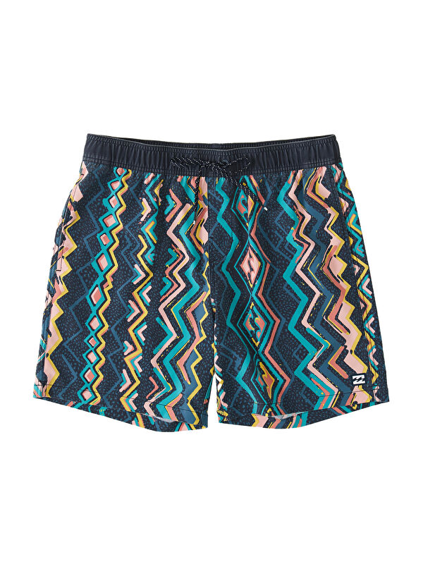 Billabong Sundays Layback Erkek Mavi Volley Short