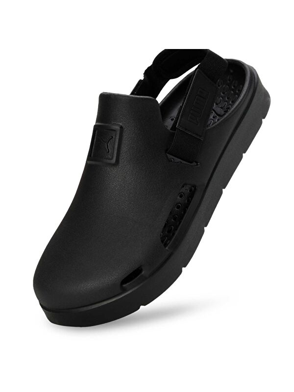 SHIBUI Mule Erkek Siyah Melanj Sandalet - Görsel 8