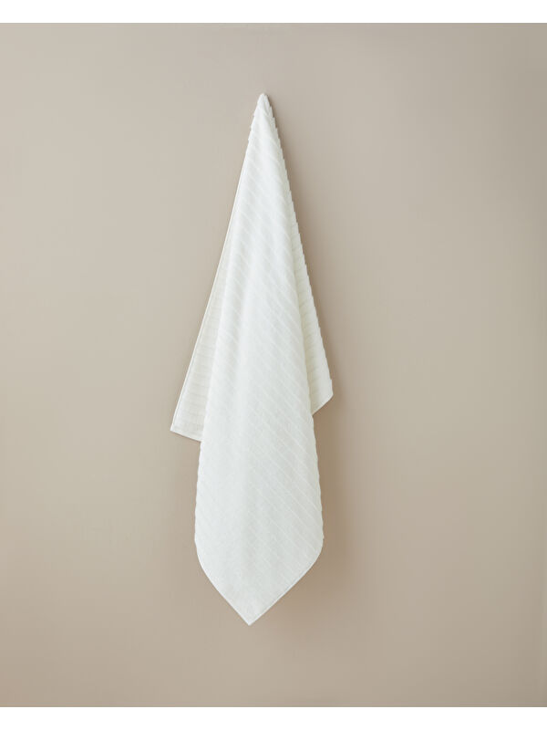 English Home Softline Pamuk Banyo Havlusu 90x150 cm Beyaz