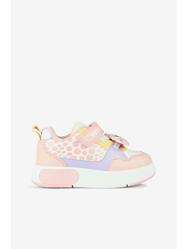 Vicco Borka Işıklı Kız Okul Öncesi Pudra Sneaker