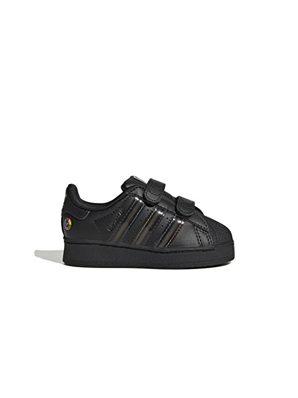 Adidas Superstar Led Lights Cf I Bebek Günlük Işıklı Ayakkabı JI0512 Siyah