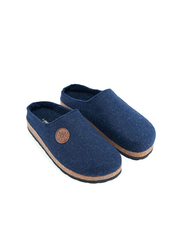 Kışlık Mantar Taban Ev Bahçe Rahat Taban Erkek Terlik - Görsel 6