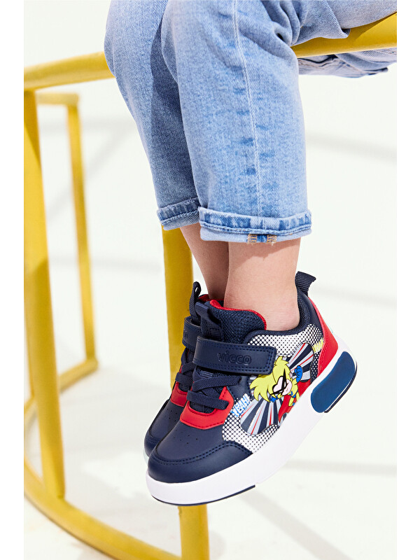 Vicco Boyko Işıklı Erkek Bebek Lacivert Sneaker