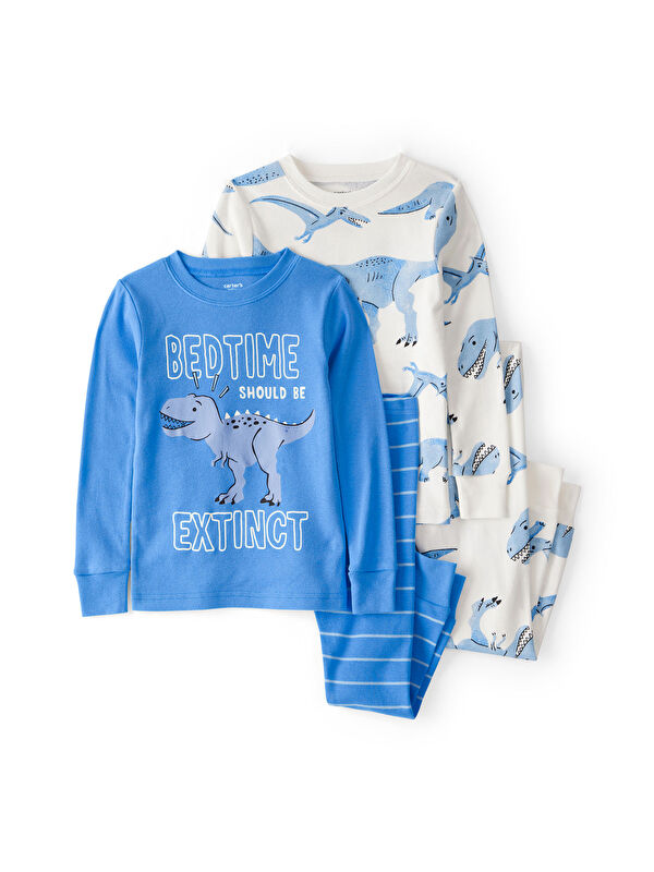 Carter's Erkek Bebek Mavi Pijama Set