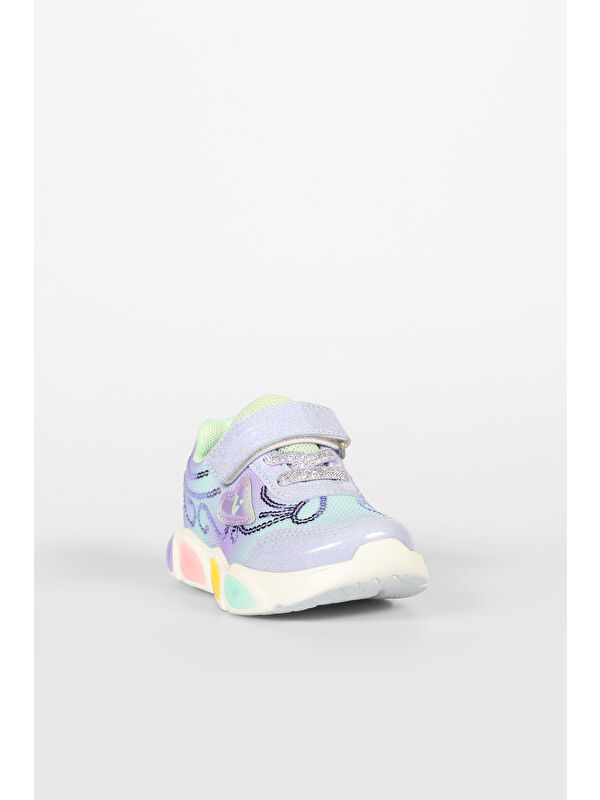 Lemna Işıklı Kız Bebek Lila Spor Ayakkabı - Görsel 3