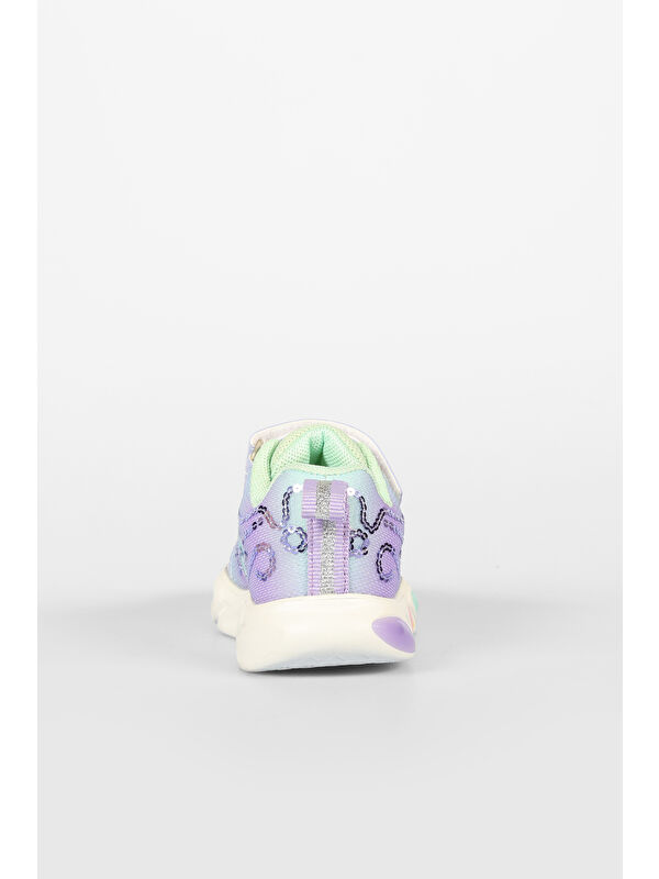 Lemna Işıklı Kız Bebek Lila Spor Ayakkabı - Görsel 4