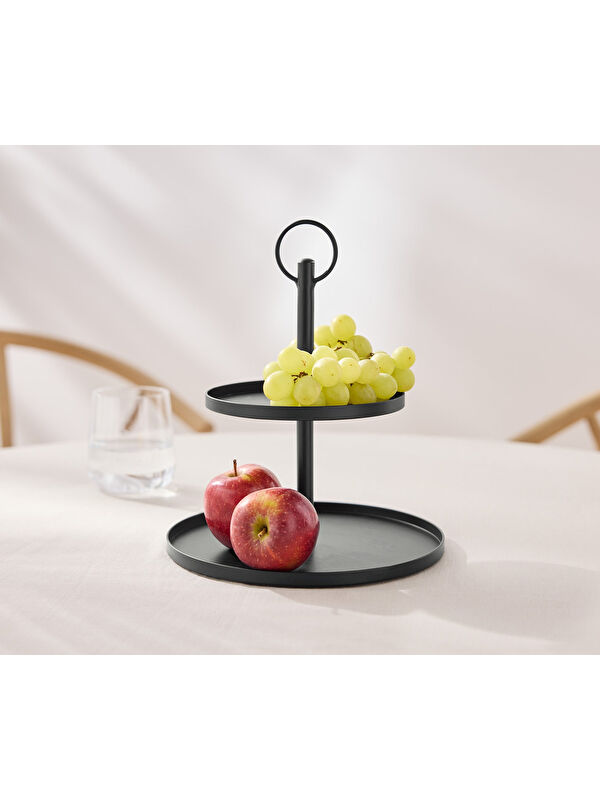 Tchibo Katlı Servis Tabağı, Metal