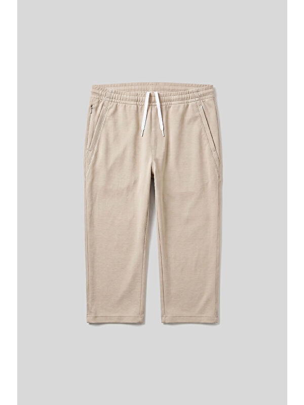Tommylife Bej Esnek Konforlu Nefes Alabilir Standart Fit Erkek Kapri - 83106