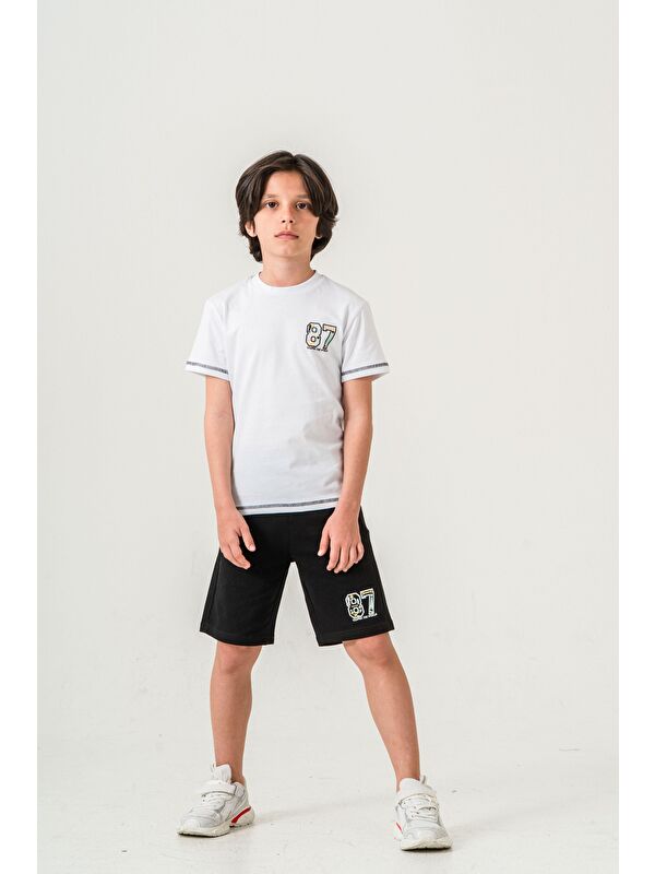Mışıl Kids 87 Reaper The World Baskılı  Erkek Çocuk Şort - Tişört Takımı