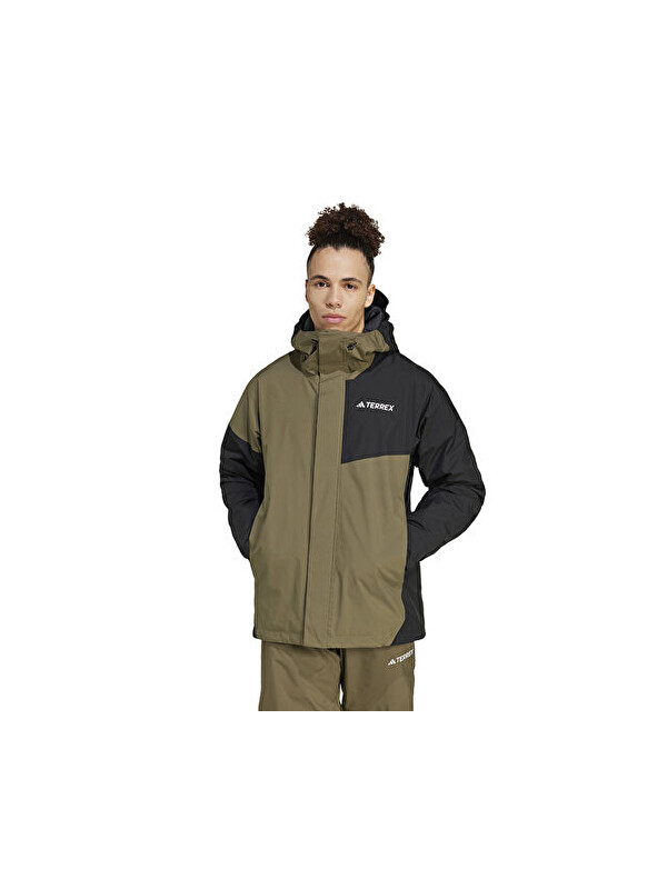 Adidas Terrex Mt 2L Insul Jkt Erkek Outdoor Montu IT3206 Haki