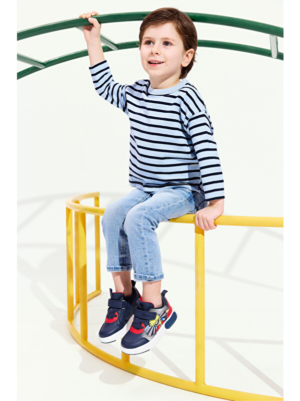 Vicco Boyko Işıklı Erkek Okul Öncesi Lacivert Sneaker