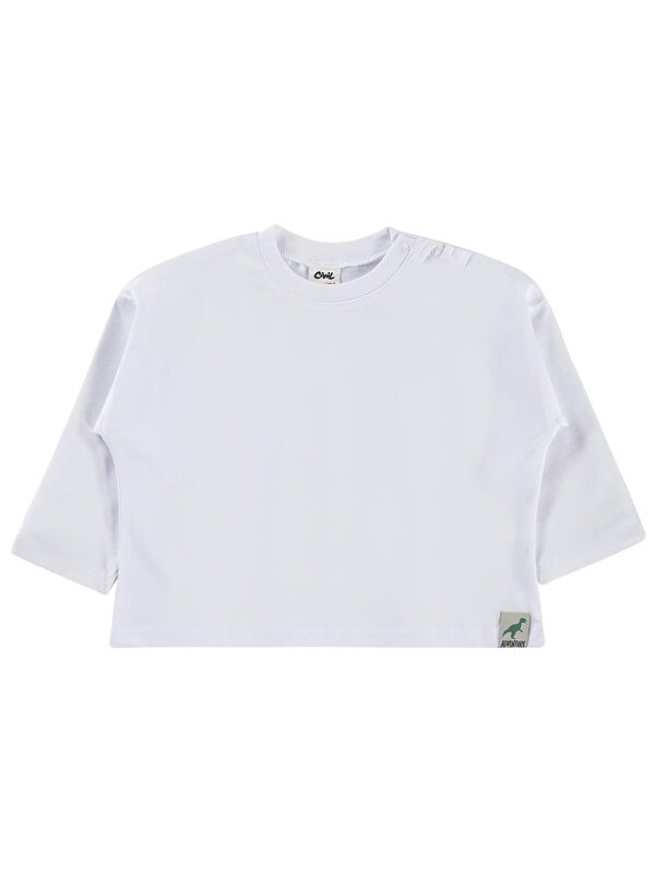 Civil Baby Basic 6-18 Ay Sweatshirt - Beyaz 6-9 Ay
