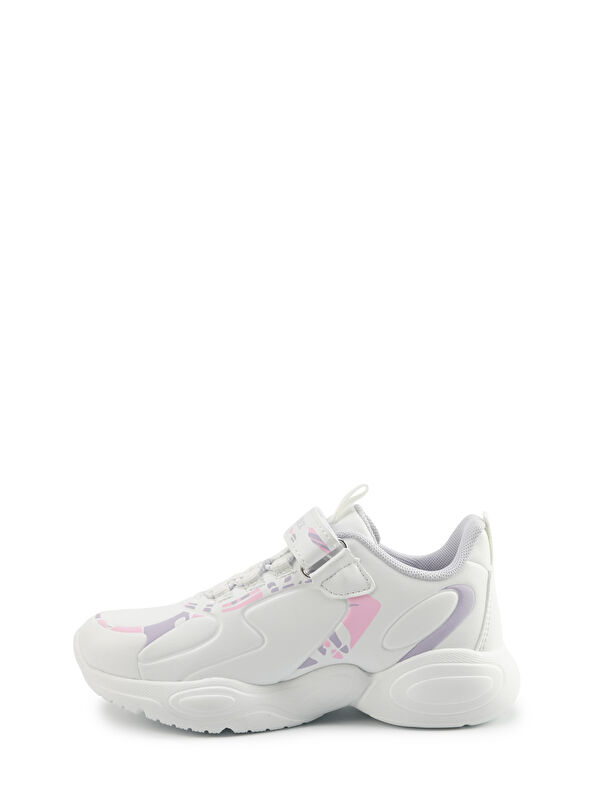 CRUZ 5PR Beyaz Kız Çocuk Spor Ayakkabı - Görsel 4