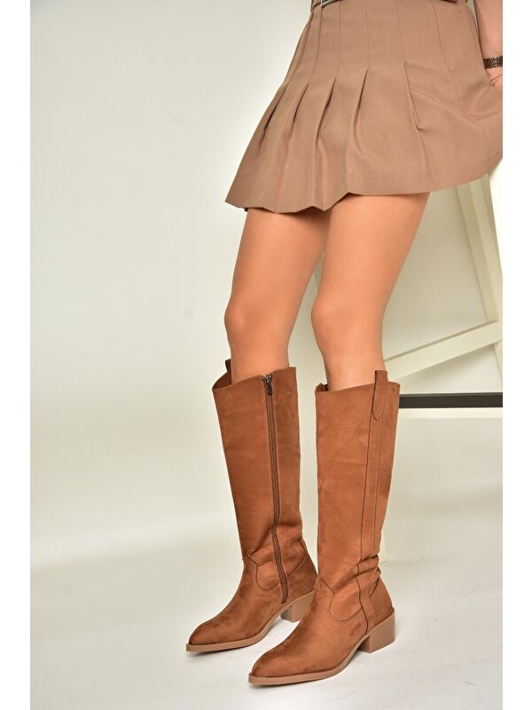 T4801428 Taba Kadın Çizme - Görsel 4