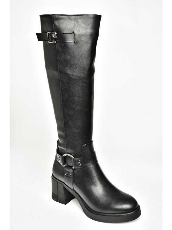 T2828320 Siyah Kadın Çizme - Görsel 7