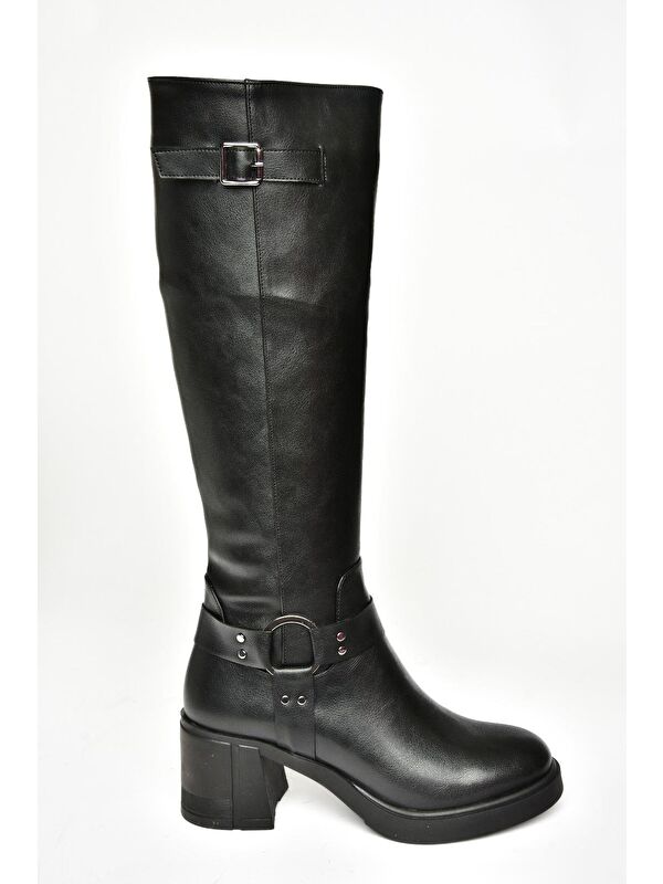 T2828320 Siyah Kadın Çizme - Görsel 8