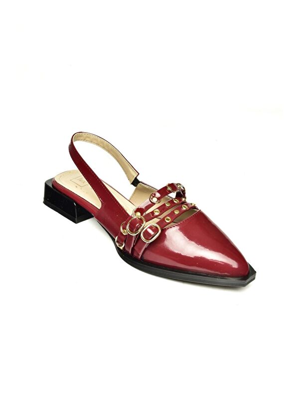 U5187005 Bordo Kadın Ayakkabı - Görsel 7