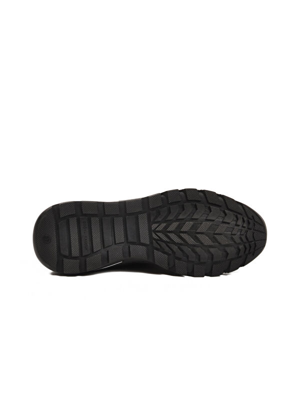 Siyah Hakiki Deri Anatomik Kadın Casual Ayakkabı PLV020 Z - Görsel 6