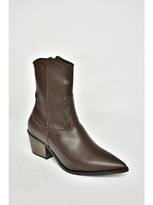 T3566541 Kahverengi Kadın Bot - Görsel 9