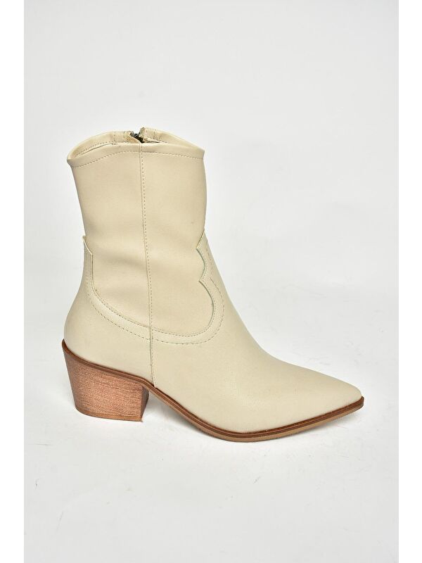 T3566541 Bej Kadın Bot - Görsel 6