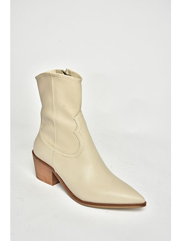 T3566541 Bej Kadın Bot - Görsel 7