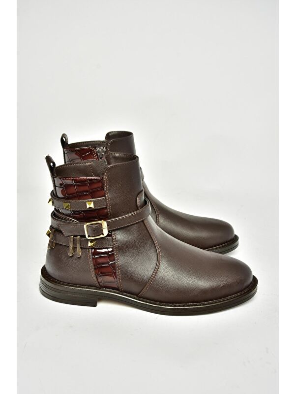 T3121247 Kahverengi Kadın Bot - Görsel 7