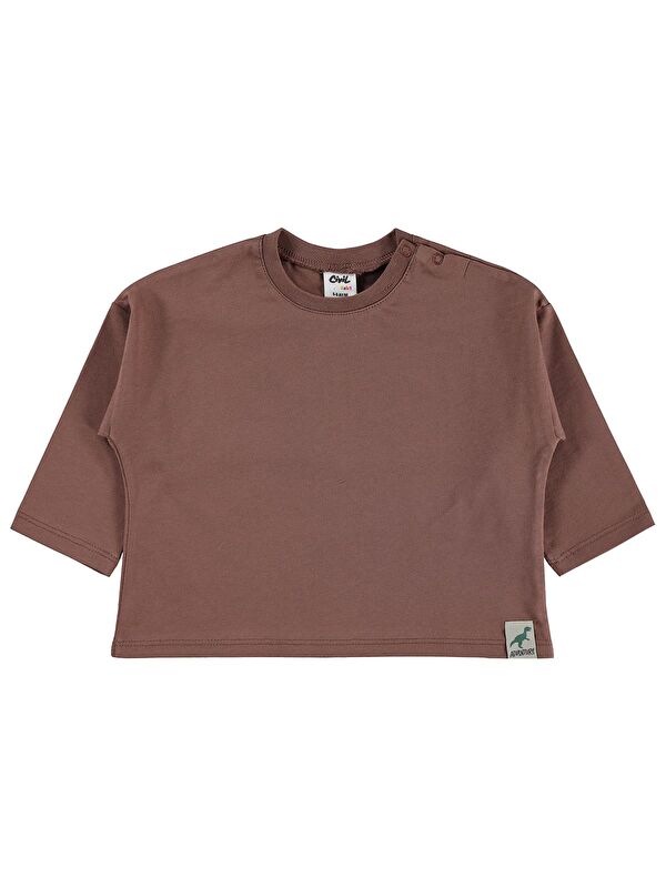 Civil Baby Basic 6-18 Ay Sweatshirt - Kahverengi 6-9 Ay