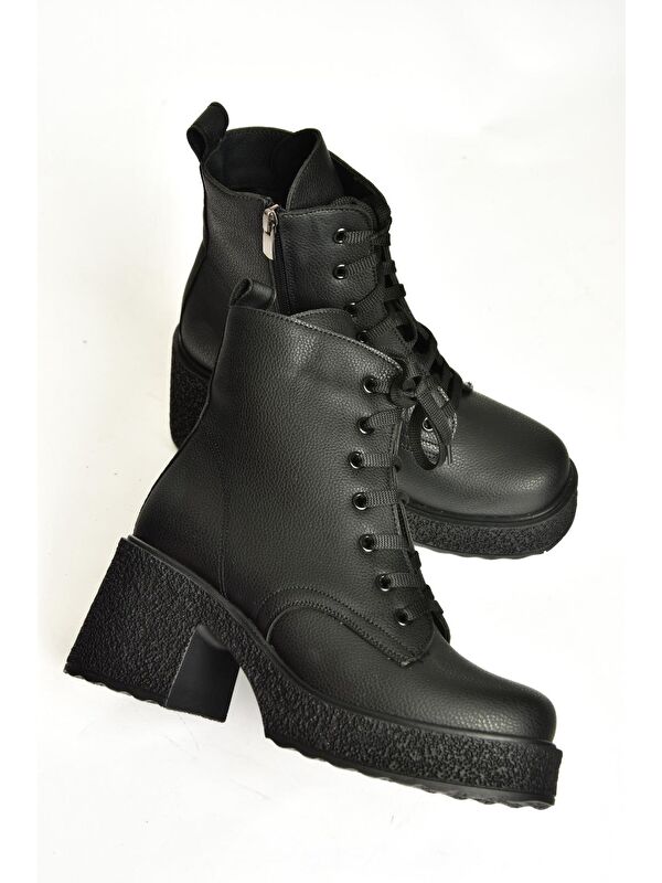 T9965330 Siyah Kadın Bot - Görsel 10