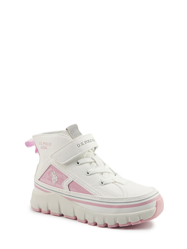 KELTES JR 5PR Beyaz Kız Çocuk High Sneaker - Görsel 3