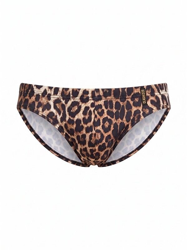 Bonbon Erkek Leopar Desenli String Külot Bb2202