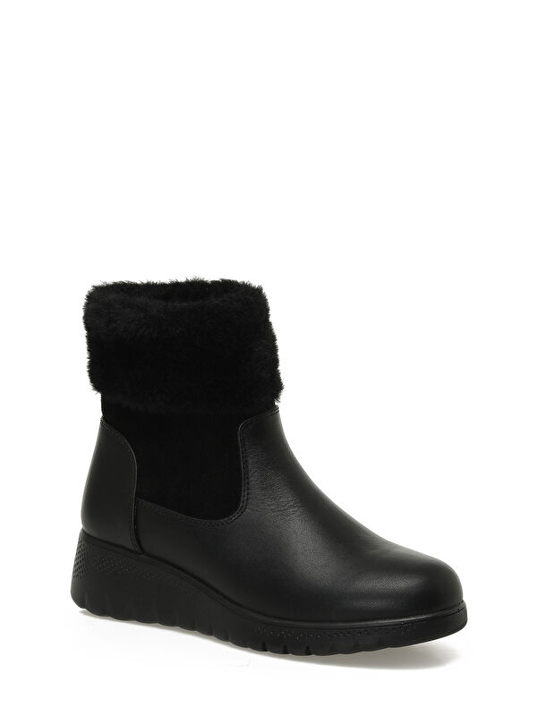 105657.Z5PR Siyah Kadın Dolgu Topuk Bot - Görsel 3