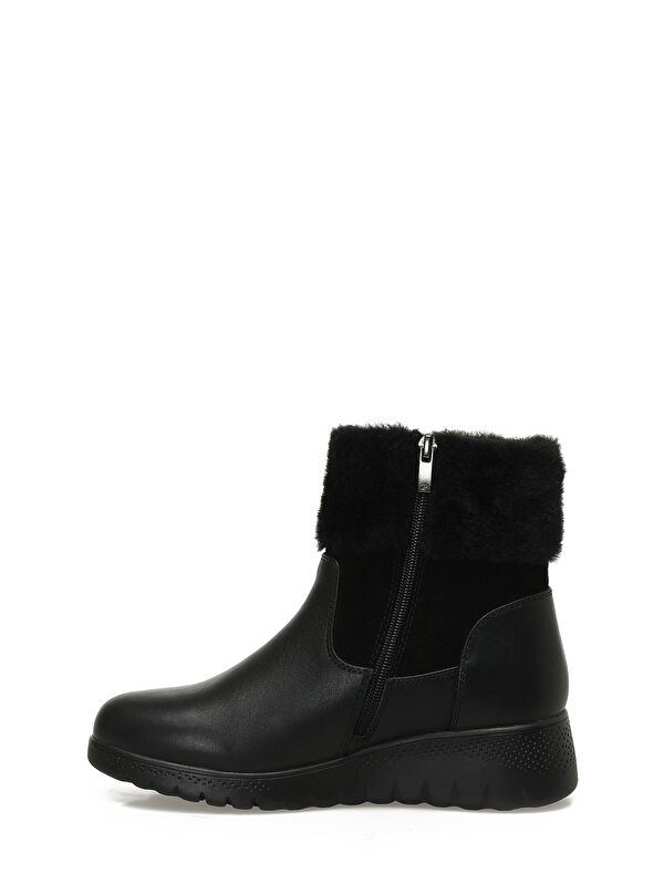 105657.Z5PR Siyah Kadın Dolgu Topuk Bot - Görsel 4
