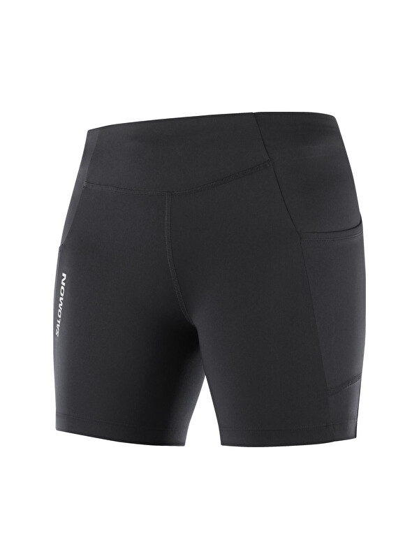 Salomon Cross Run Short Tight Kadın Siyah Koşu Taytı