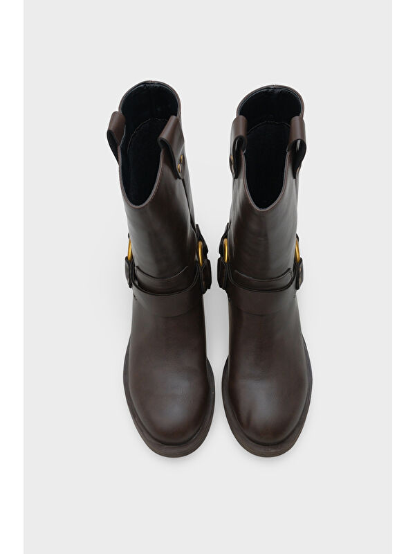 Leslie Metal Aksesuarlı Motorcu Bot - Görsel 8