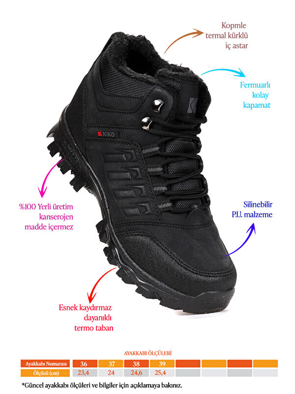 Rune Günlük Fermuarlı Erkek Çocuk Bot Ayakkabı - Görsel 3