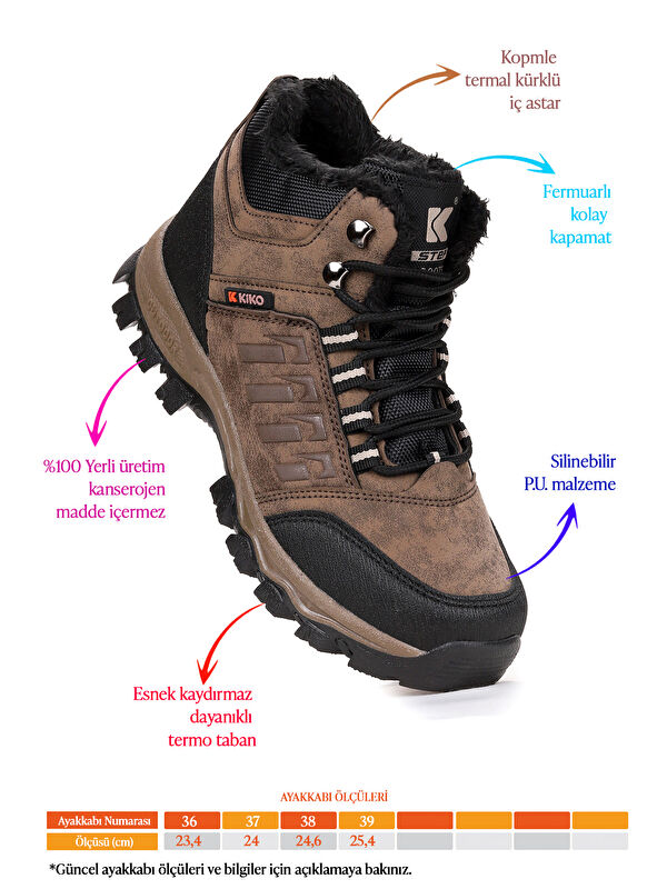 Rune Günlük Fermuarlı Erkek Çocuk Bot Ayakkabı - Görsel 3