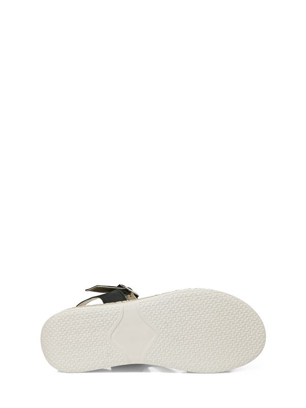 166945.Z5FX Siyah Kadın Düz Sandalet - Görsel 7